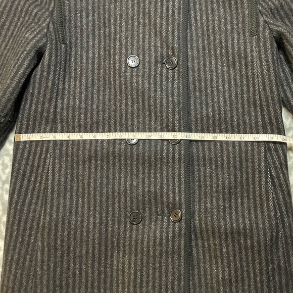 Vintage Sears Wool Pinstripe Coat - Picture 9 of 11